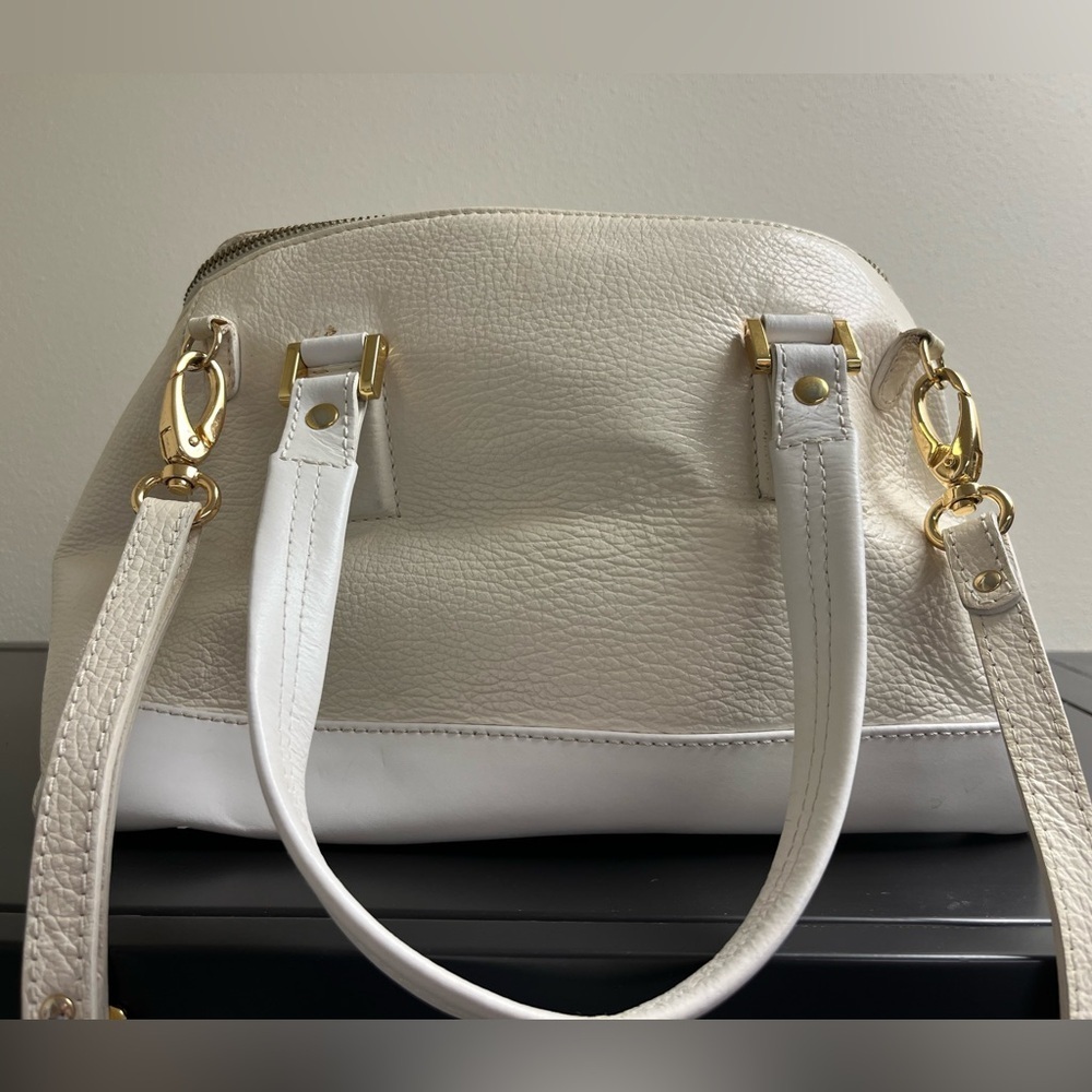 Gianni Conti White and Cream Handbag - Picture 5 of 16